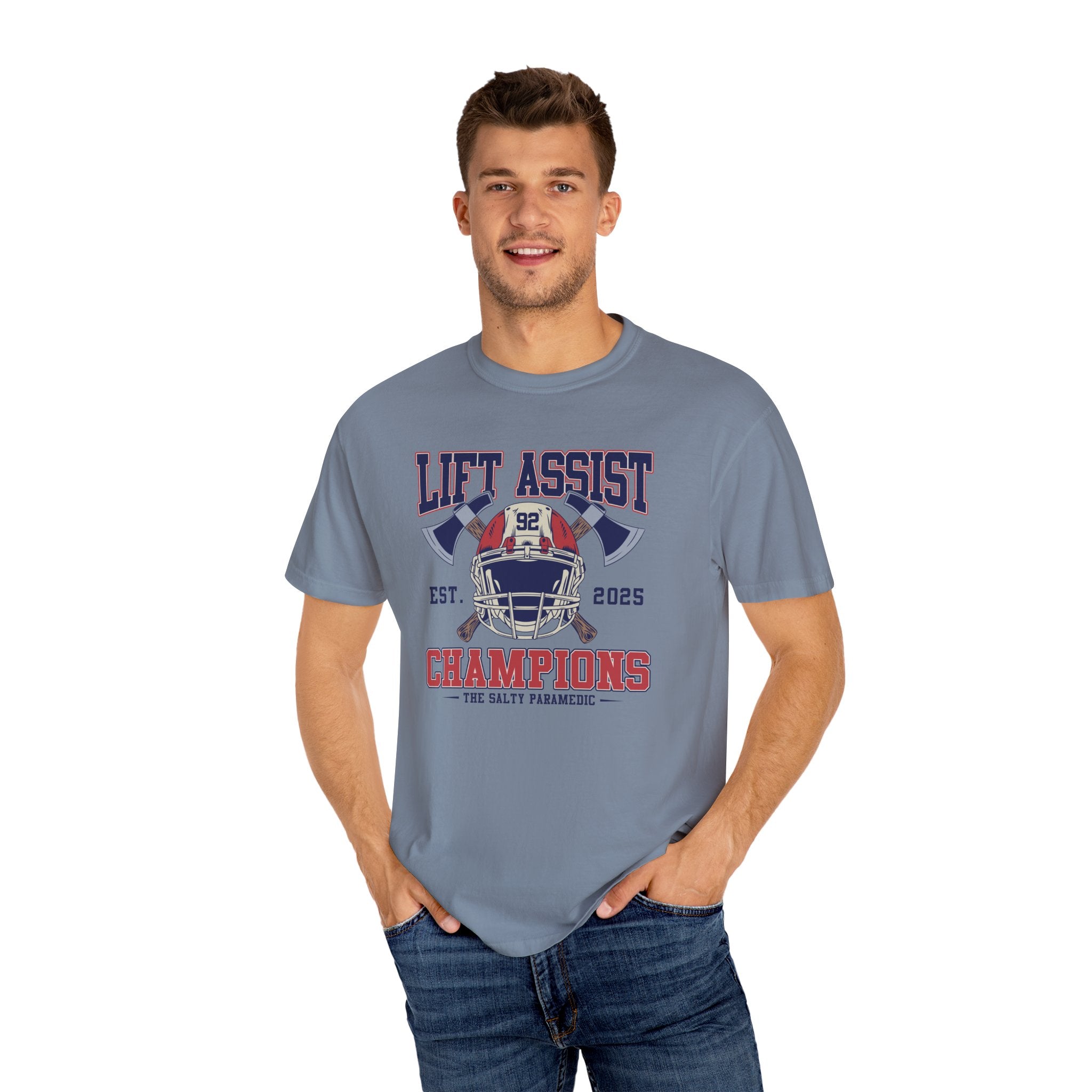 Lift Assist Champions T-Shirt (Graphic on Front)